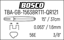 ESPADA PIÑON PROFESIONAL 3/8" (E56) - 37cm (15") - 1.6mm (0.063") S
