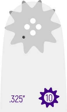 ESPADA PIÑÓN FINCA .325" (E72) - 45cm (18") - 1.3mm (0.050")  H