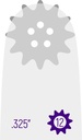 ESPADA PIÑÓN FINCA .325" (E78) - 50cm (20") - 1.3mm (0.050")  H