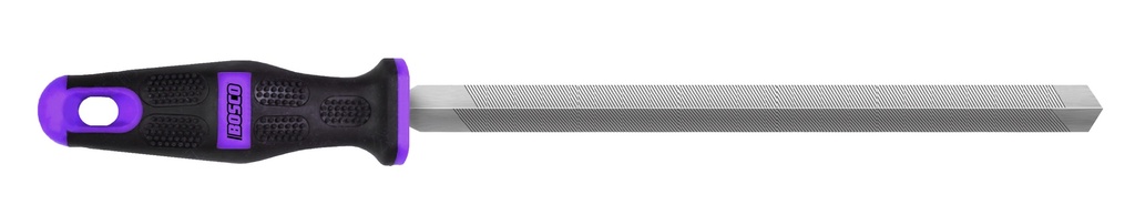 LIMA TRIANGULAR RECTA 6" CON MANGO BIMATERIAL