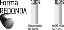 NYLON GUADAÑA BLISTER 15m REDONDO Ø3.0mm NEGRO