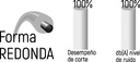 NYLON GUADAÑA CARRETE 407m REDONDO DOBLE LINEA Ø3.5mm NEGRO