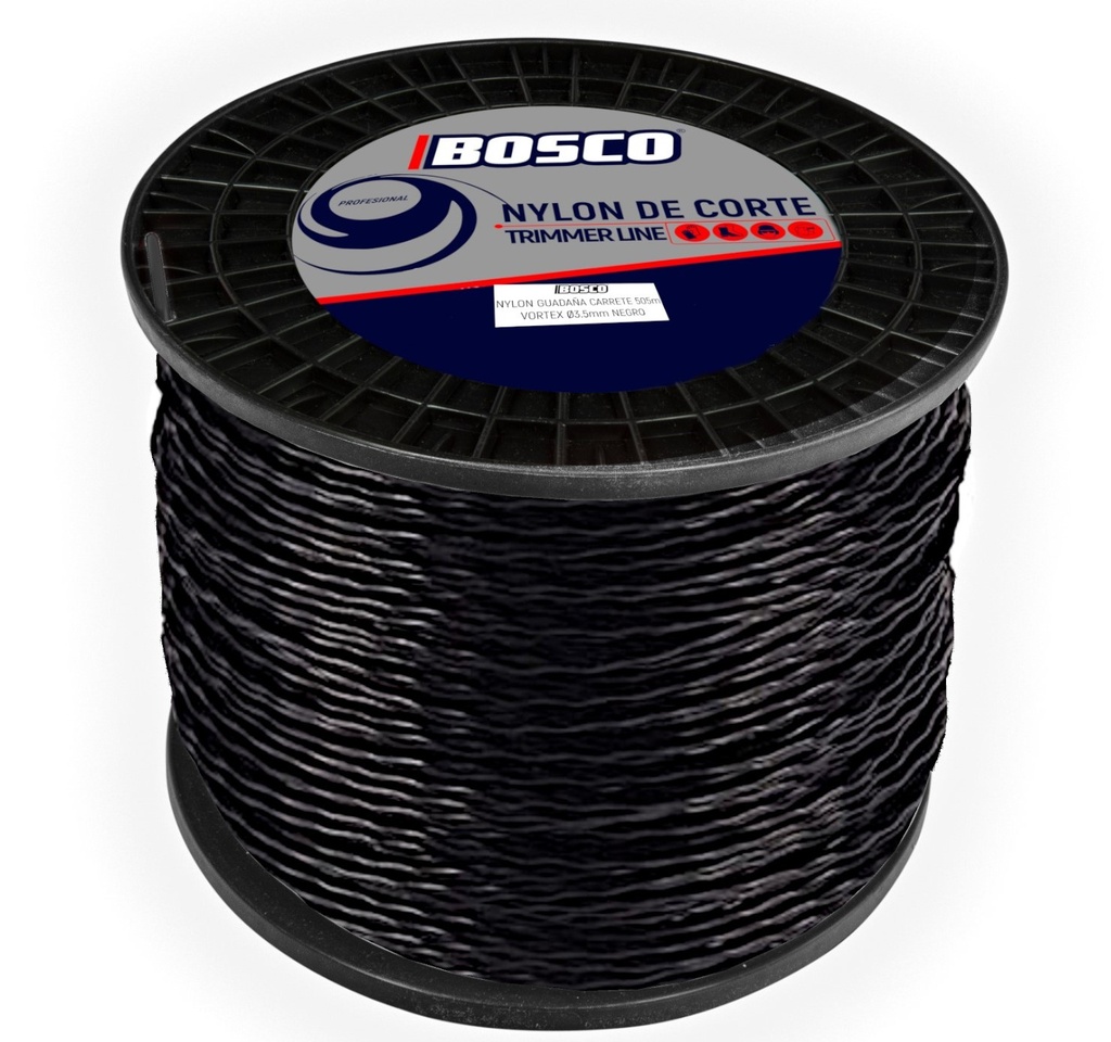 NYLON GUADAÑA CARRETE 407m REDONDO Ø3.5mm NEGRO